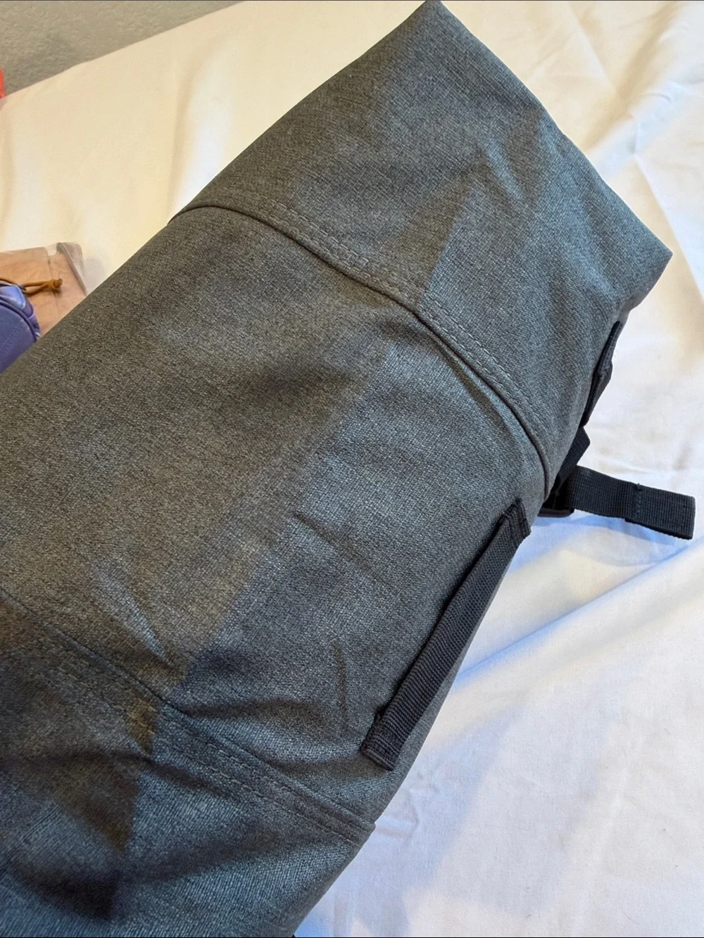 Timbuk2 Black Messenger Bag with Padded Shoulder Strap great size